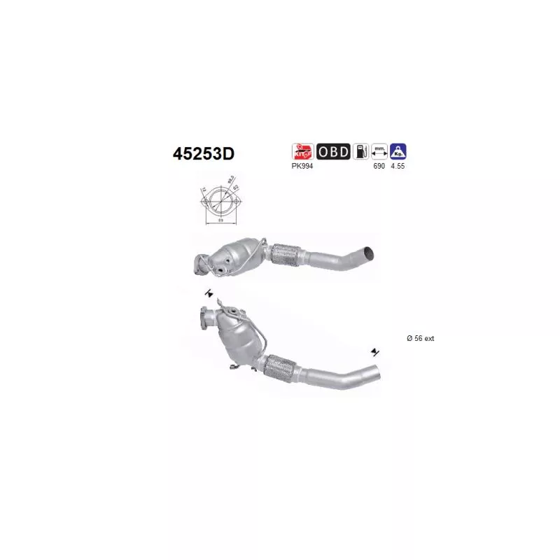 Catalyseur AS 45253D