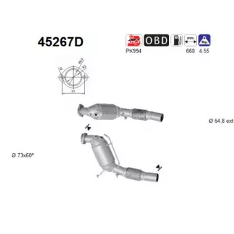 Catalyseur AS 45267D