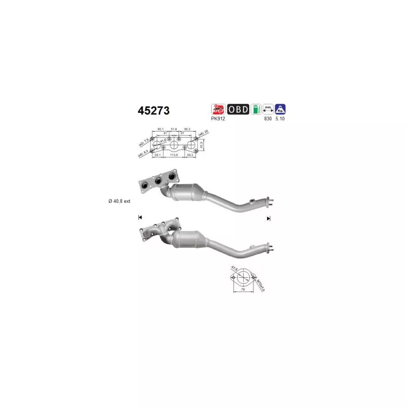 Catalyseur AS 45273