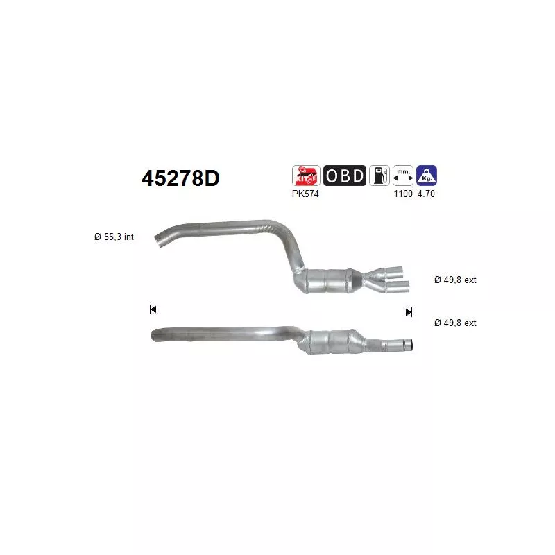 Catalyseur AS 45278D