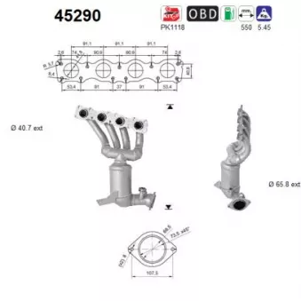 Catalyseur AS 45290