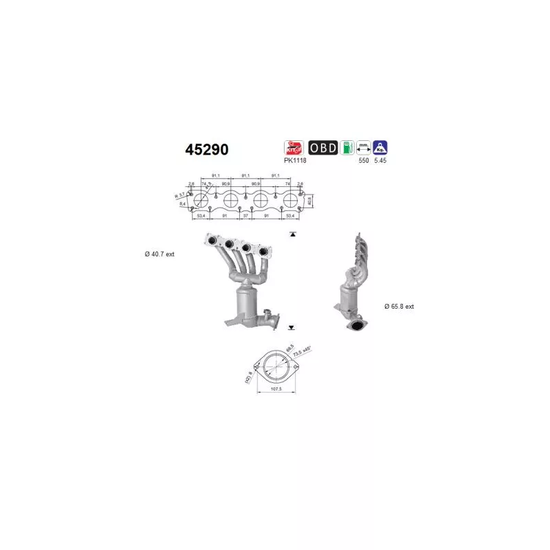 Catalyseur AS 45290