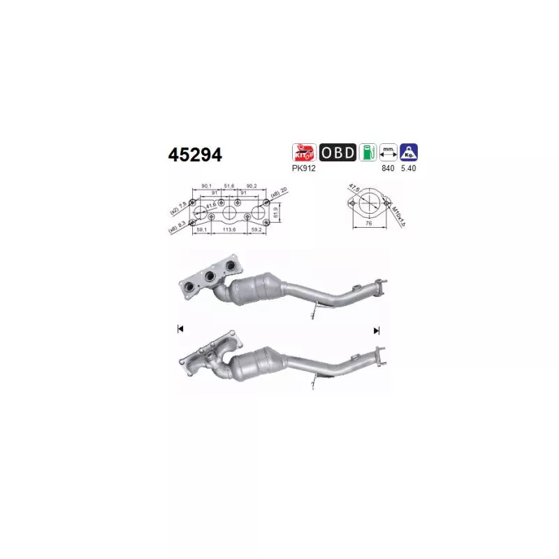 Catalyseur AS 45294