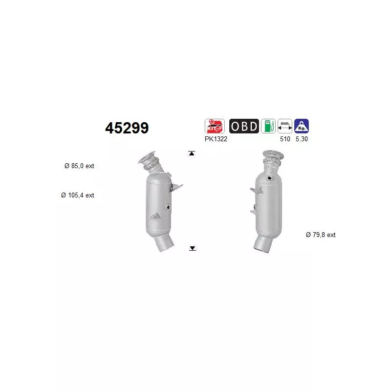 Catalyseur AS 45299