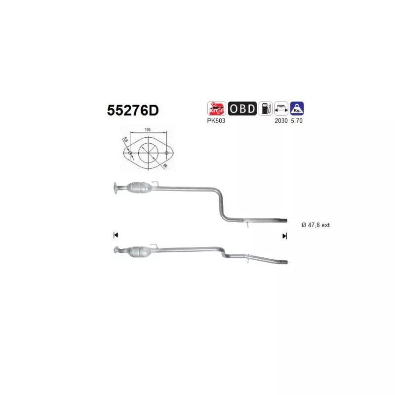 Catalyseur AS 55276D