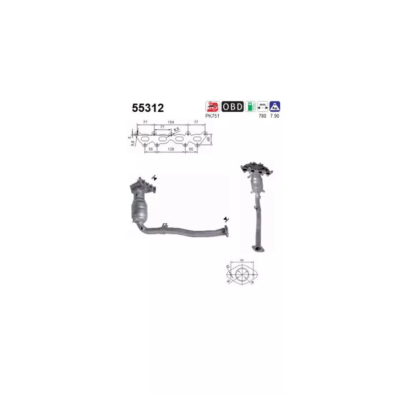 Catalyseur AS 55312