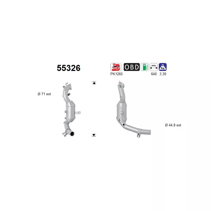 Catalyseur AS 55326