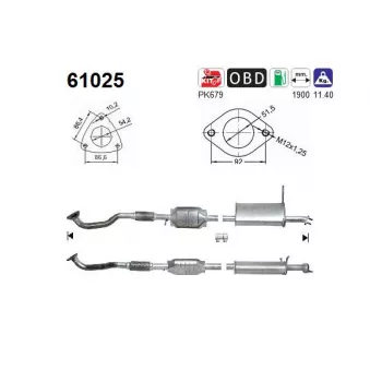 Catalyseur AS 61025