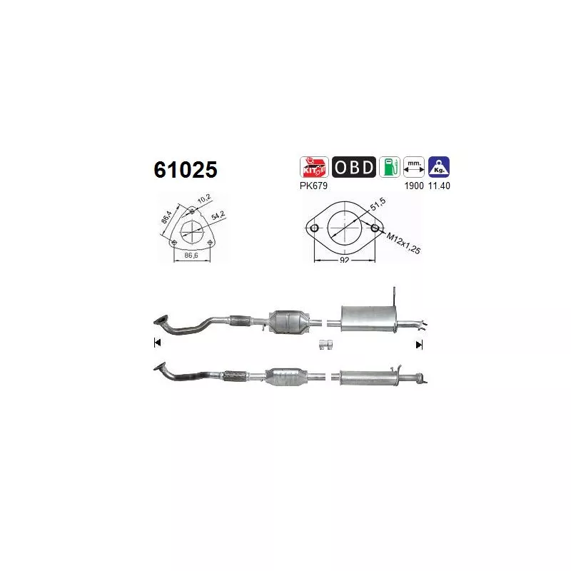 Catalyseur AS 61025
