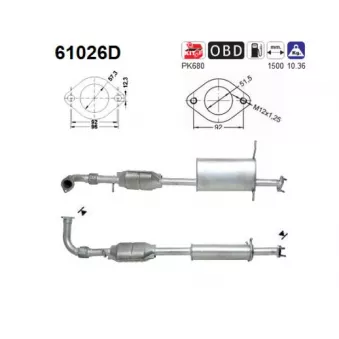 Catalyseur AS 61026D
