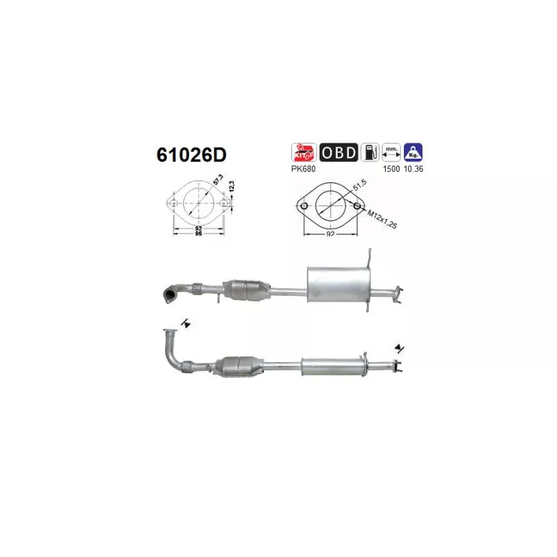 Catalyseur AS 61026D
