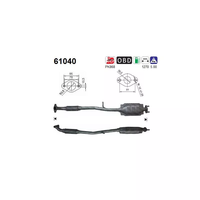 Catalyseur AS 61040