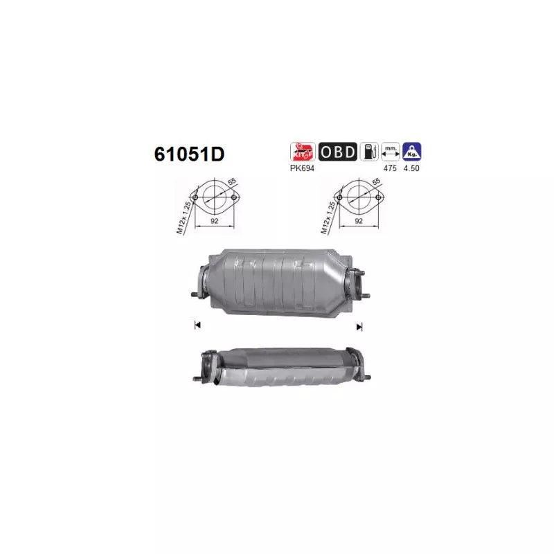 Catalyseur AS 61051D
