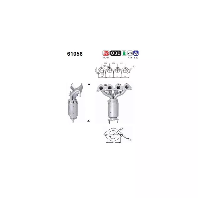 Catalyseur AS 61056