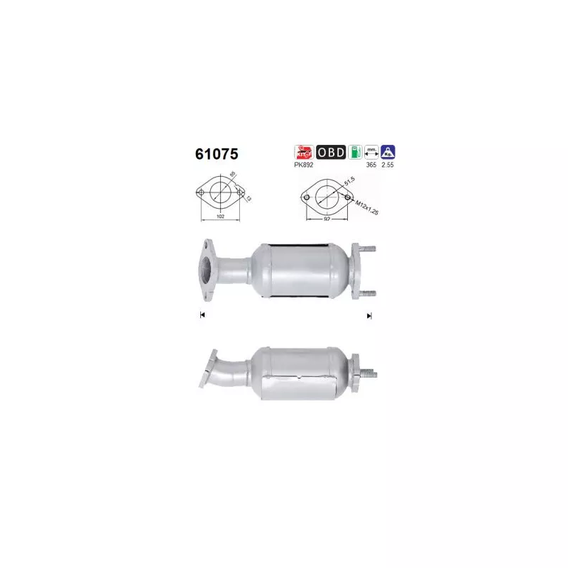 Catalyseur AS 61075