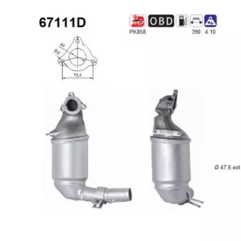 Catalyseur AS 67111D