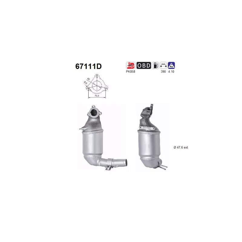 Catalyseur AS 67111D