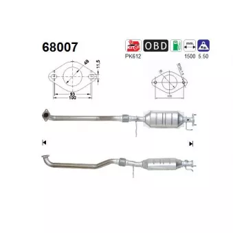 Catalyseur AS 68007