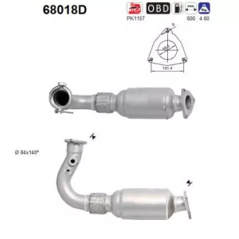 Catalyseur AS 68018D