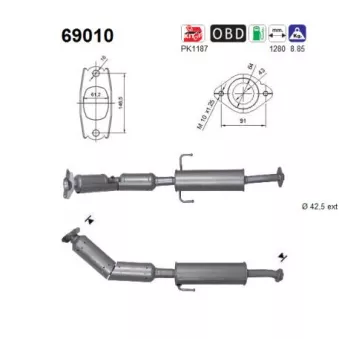 Catalyseur AS 69010
