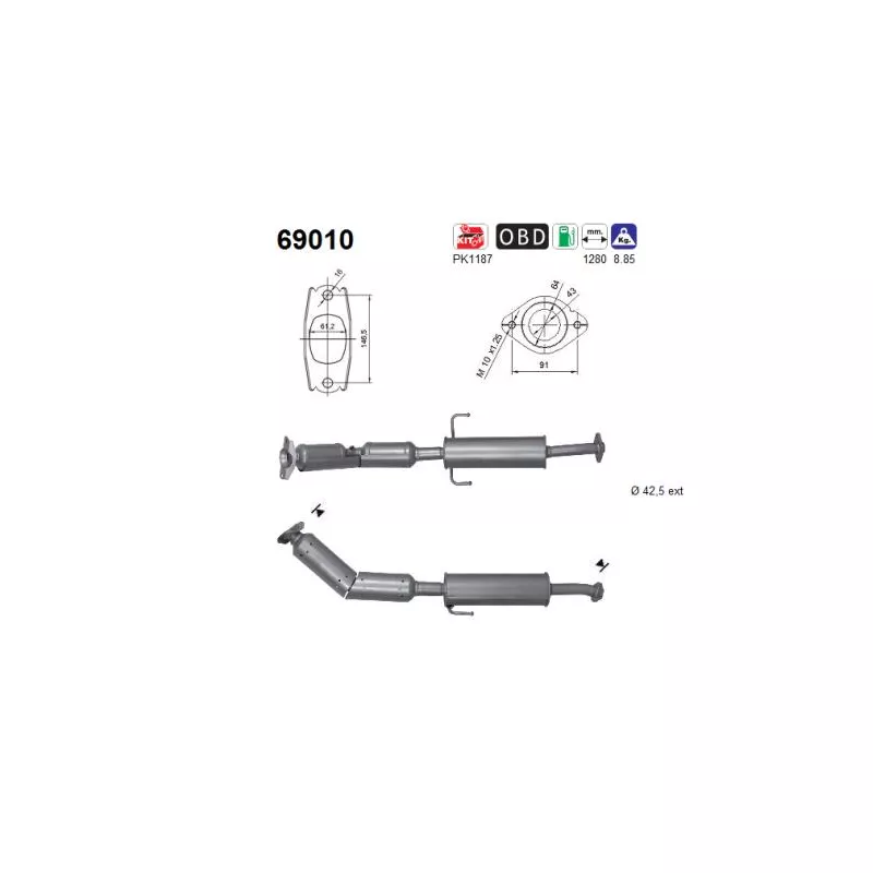 Catalyseur AS 69010