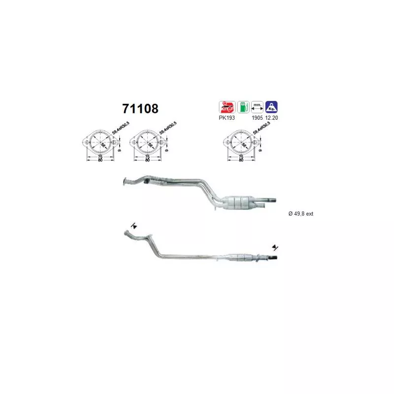 Catalyseur AS 71108