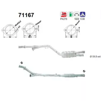 Catalyseur AS 71167
