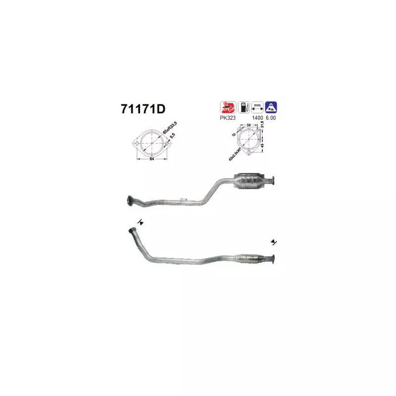 Catalyseur AS 71171D