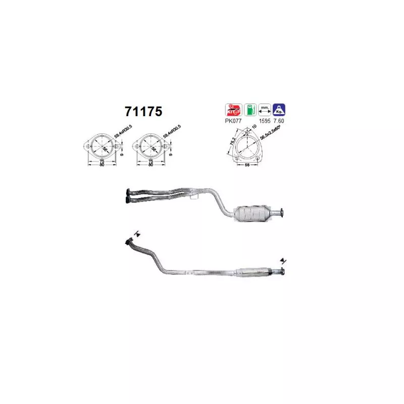 Catalyseur AS 71175