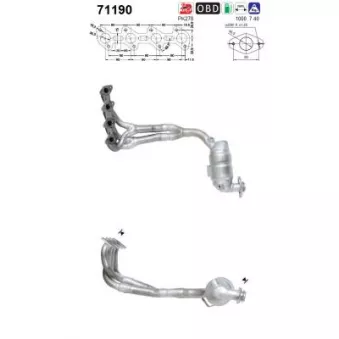 Catalyseur AS 71190