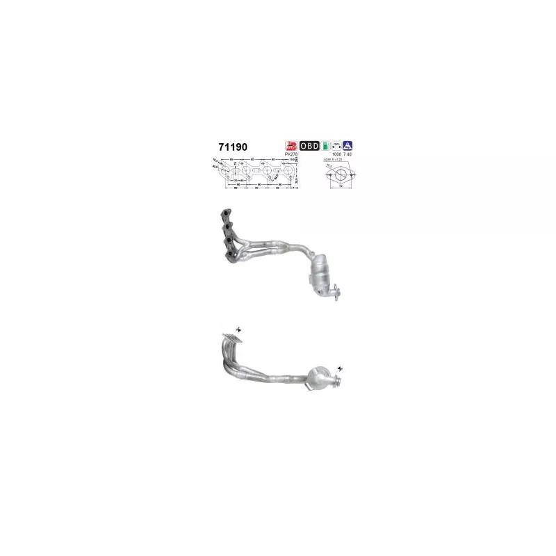Catalyseur AS 71190