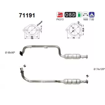 Catalyseur AS 71191