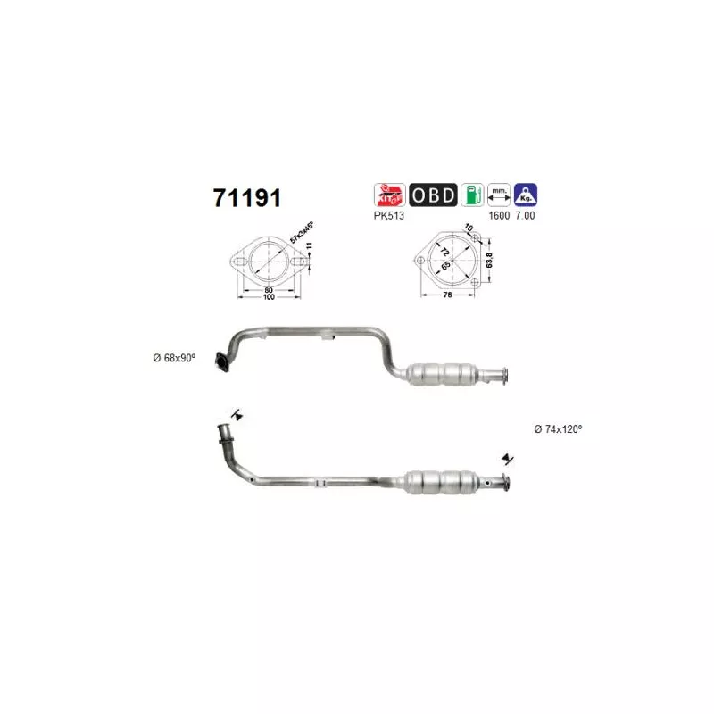 Catalyseur AS 71191