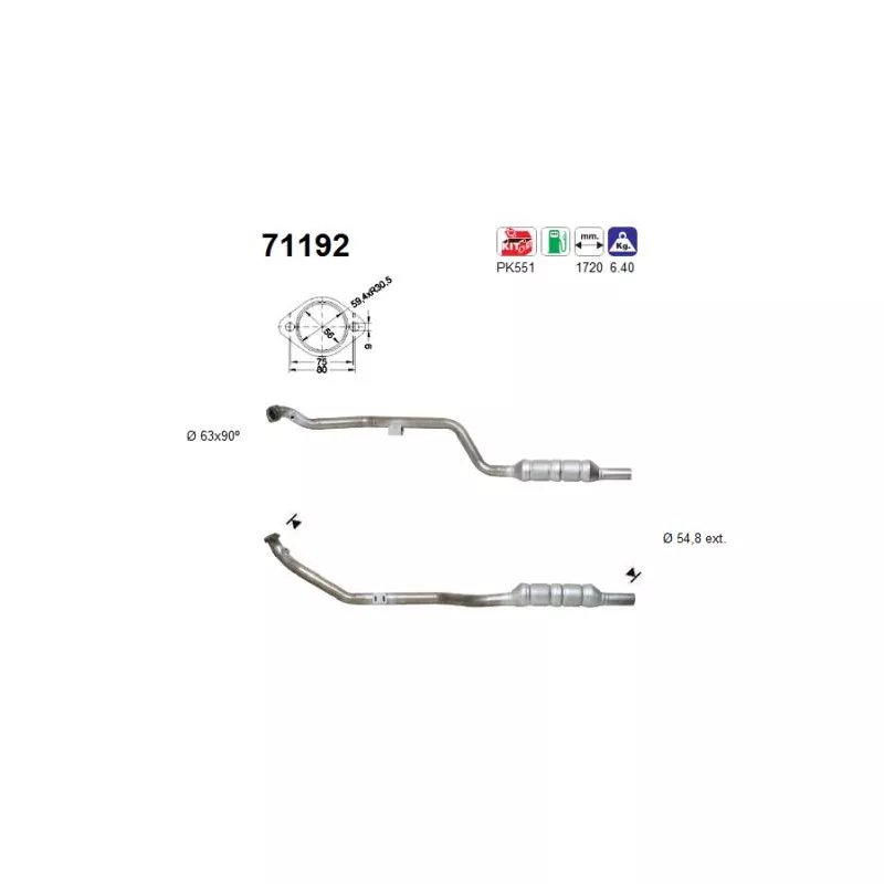 Catalyseur AS 71192