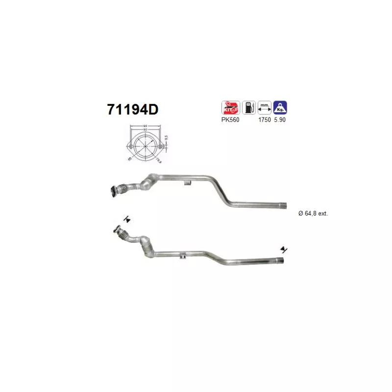 Catalyseur AS 71194D