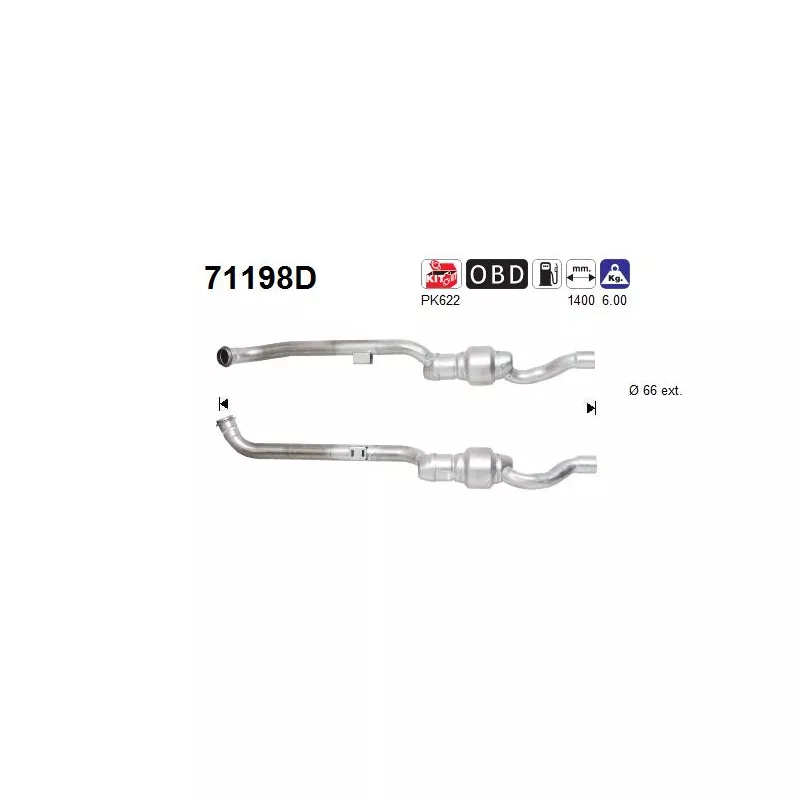 Catalyseur AS 71198D
