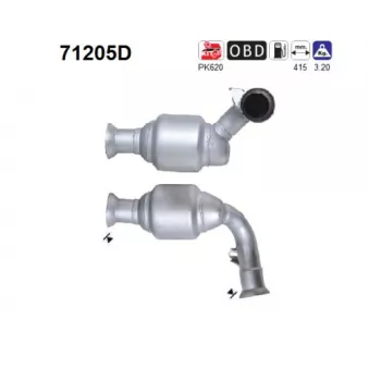 Catalyseur AS 71205D