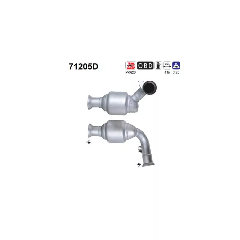 Catalyseur AS 71205D