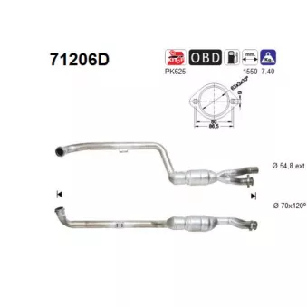 Catalyseur AS 71206D