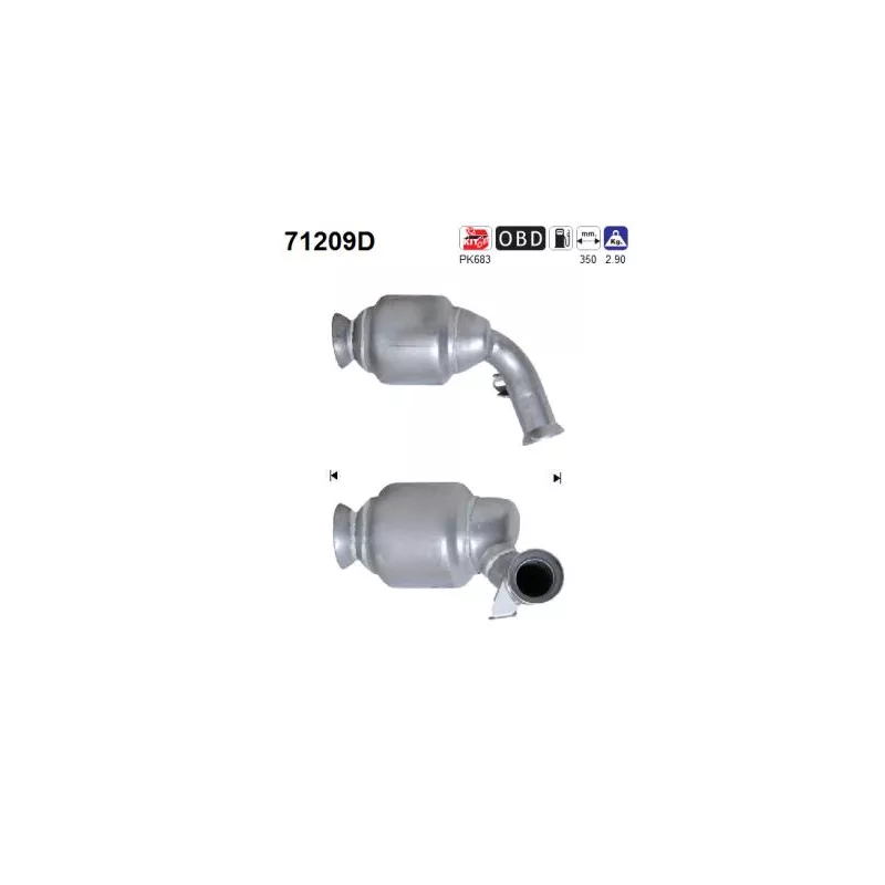 Catalyseur AS 71209D
