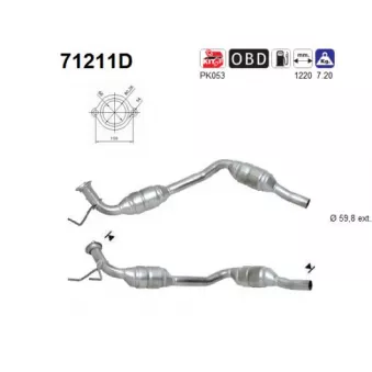 Catalyseur AS 71211D