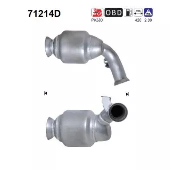 Catalyseur AS 71214D