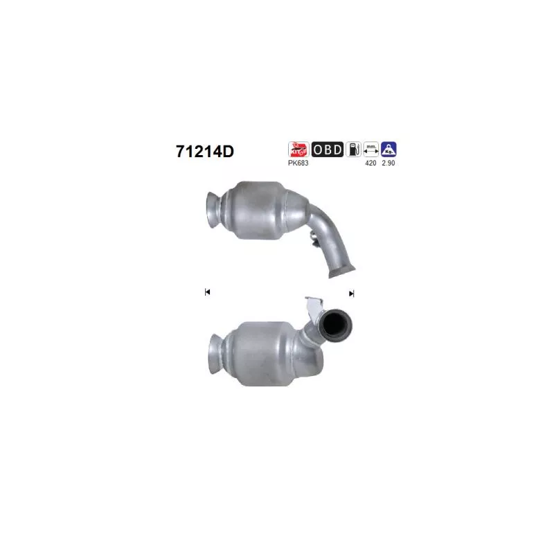 Catalyseur AS 71214D