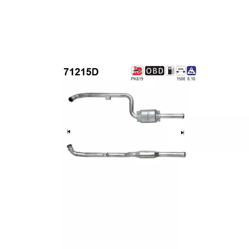 Catalyseur AS 71215D
