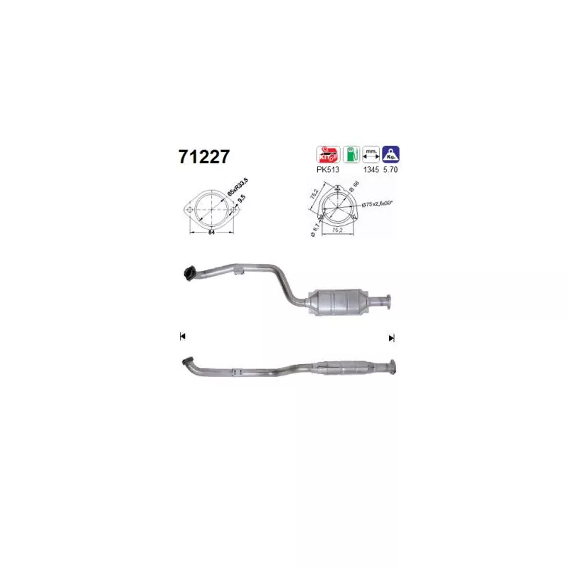 Catalyseur AS 71227