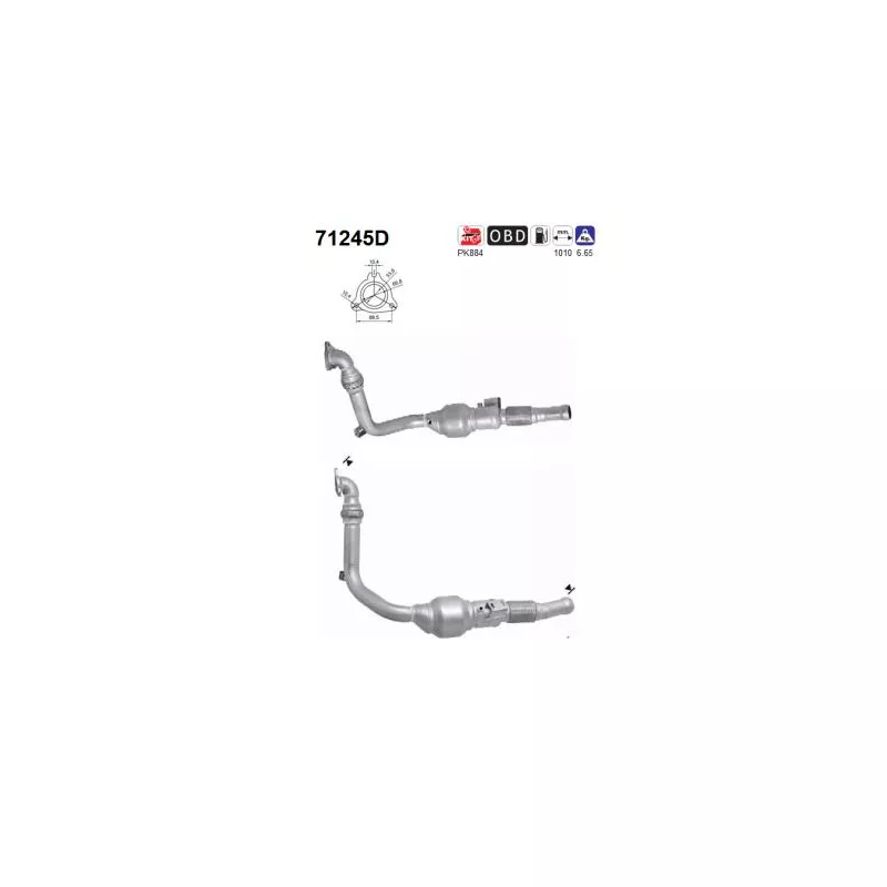Catalyseur AS 71245D