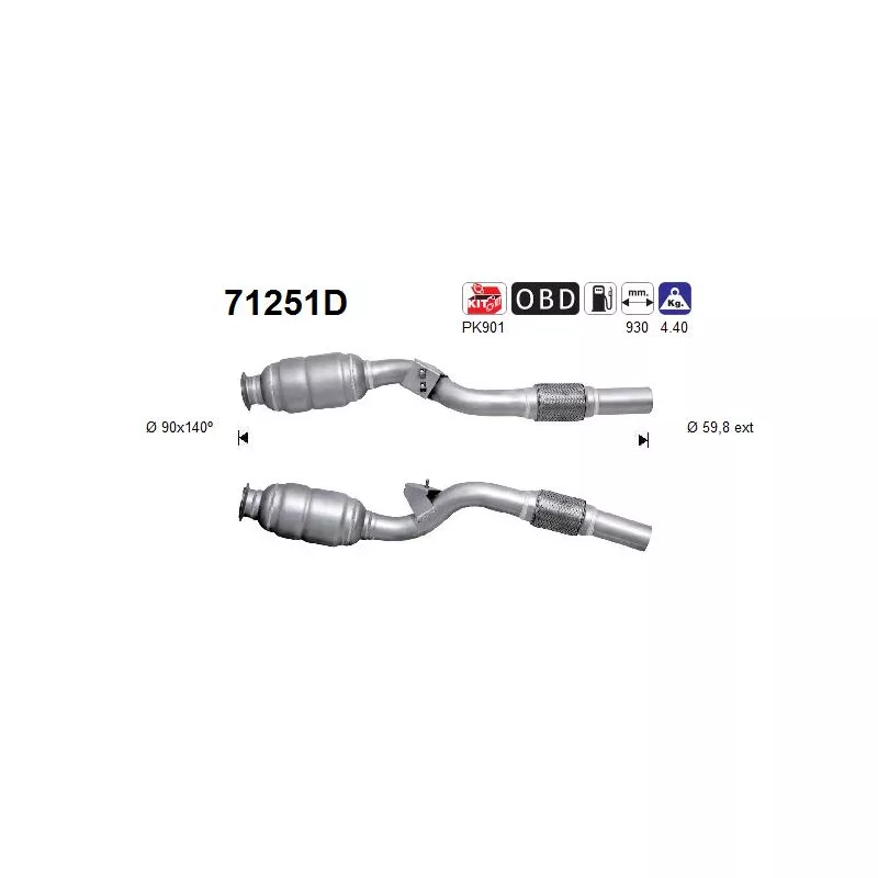 Catalyseur AS 71251D