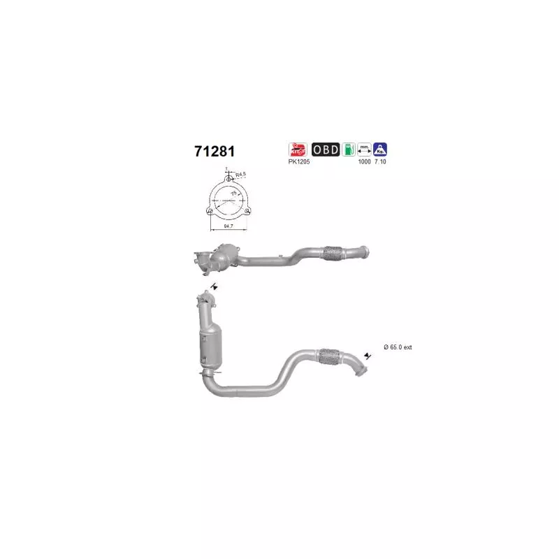 Catalyseur AS 71281