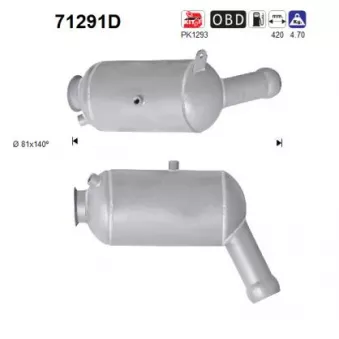 Catalyseur AS 71291D
