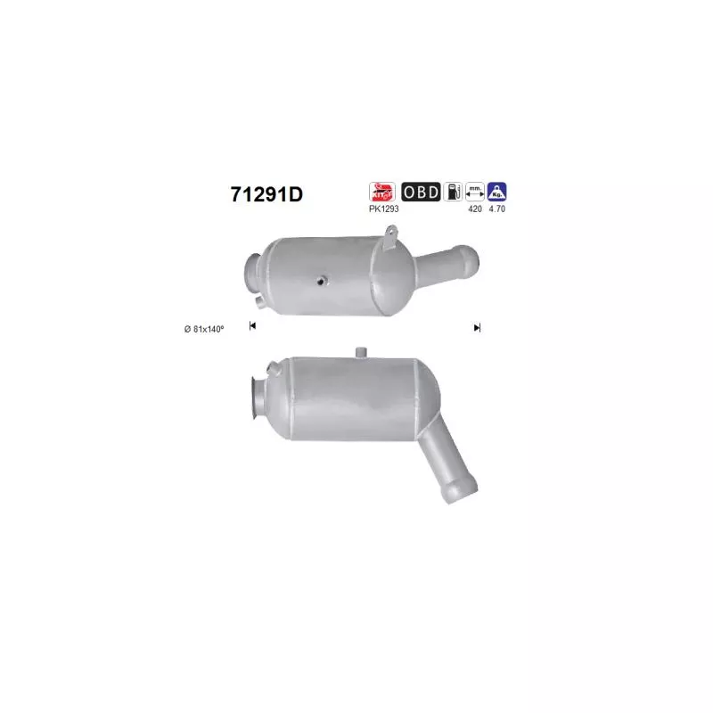 Catalyseur AS 71291D